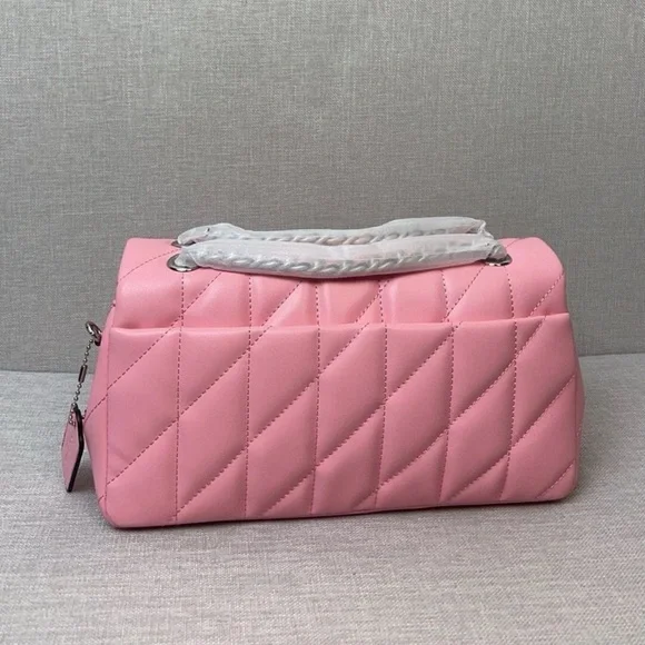 Coach Pink Quilted Crossbody Bag - Picture 5 of 13